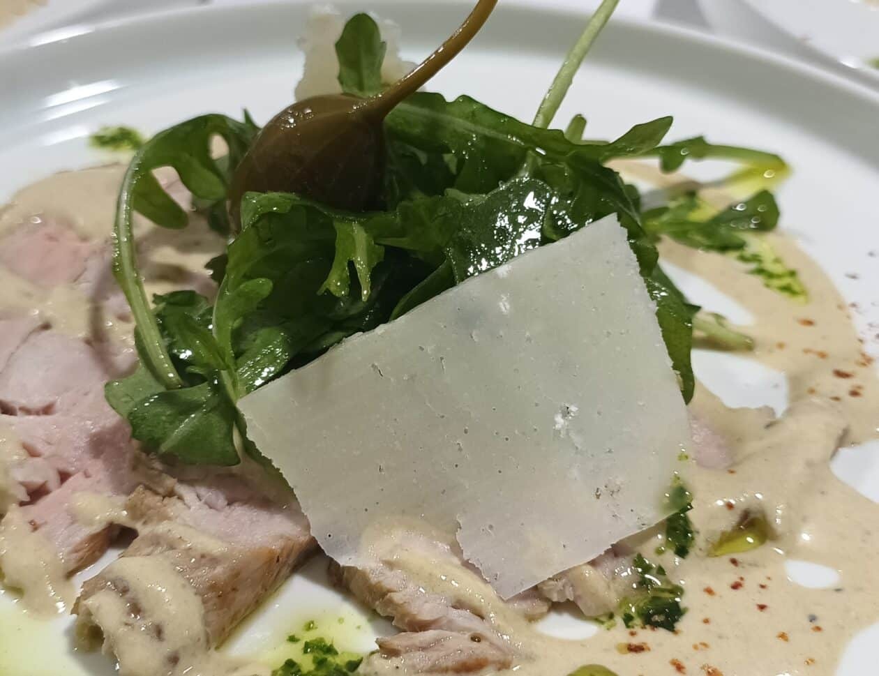 Effiloché de veau façon Vitello Tonnato, l'hacienda tartas